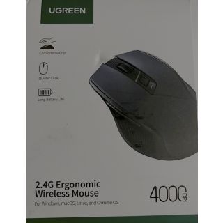 UGREEN 2.4G Ergonomic Wireless Mouse